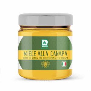 miele di acacia con olio di canapa